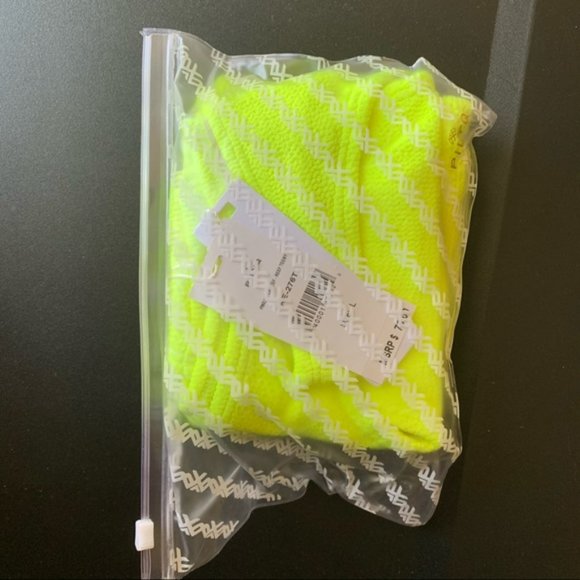 NWT PQ Pilyq Revolve Pineapple Reef Bandeau Cheeky Bottom Bikini, Size Small - Picture 5 of 7